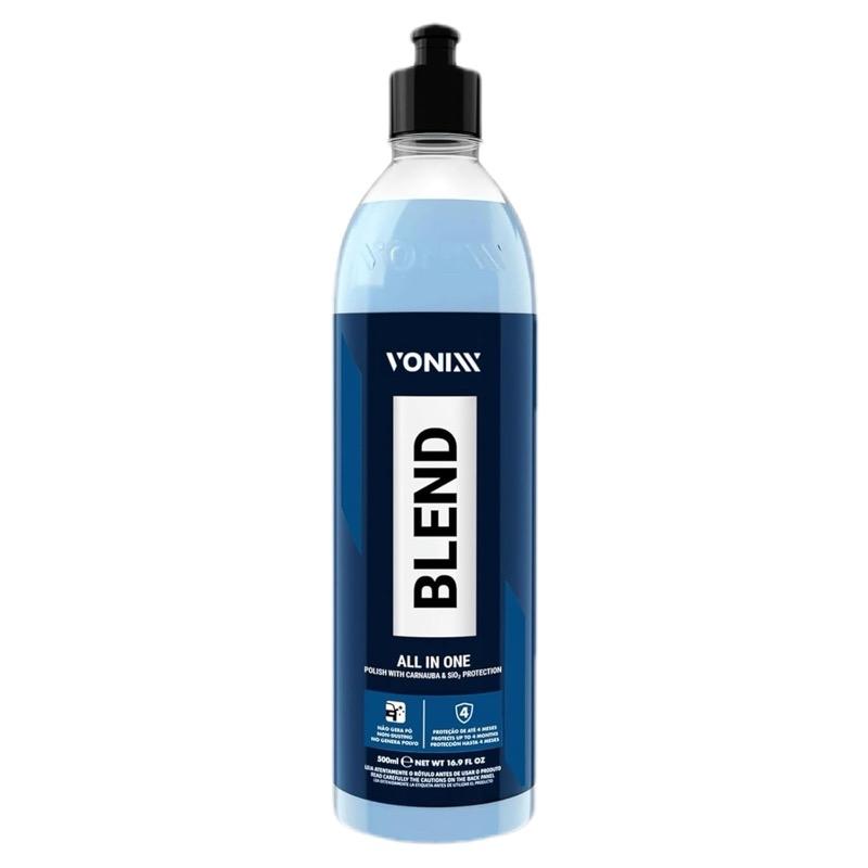 Blend todo en uno | Compuesto de pulido de un solo paso para un acabado impecable y una protección duradera | Brillo de carnauba y resistencia a la cerámica SiO2 | Hasta 4 meses | 17.8 onzas