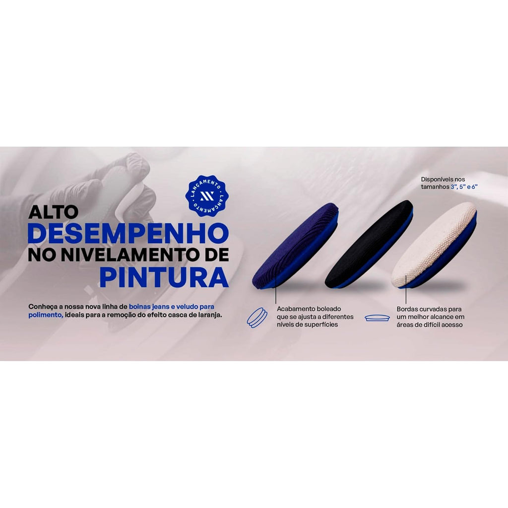 Pad para Pulir Vidrios Terciopelo 5 Pulgadas, Boina VOXER