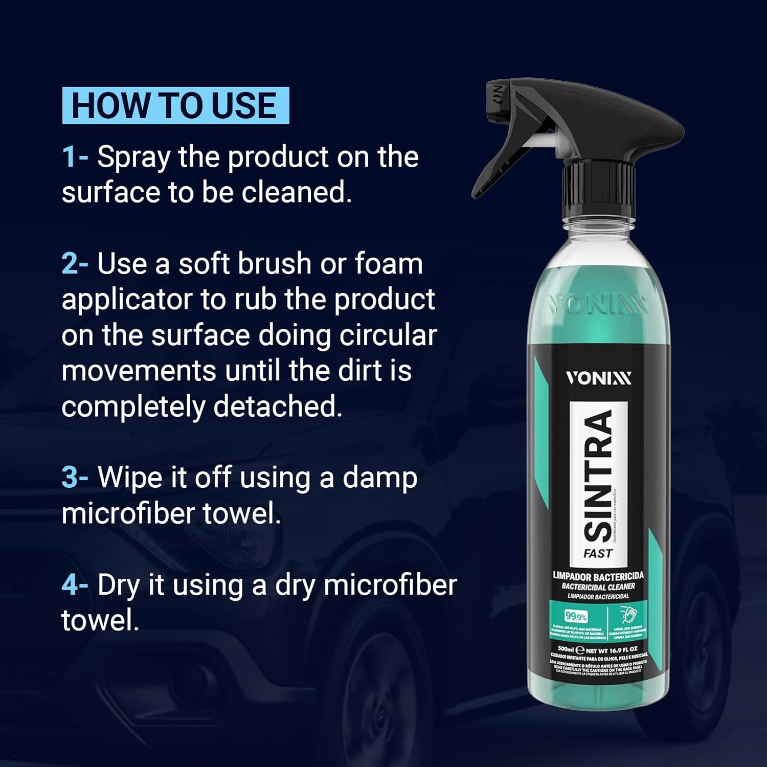 Sintra Fast limpiador APC descontaminante 500 ML