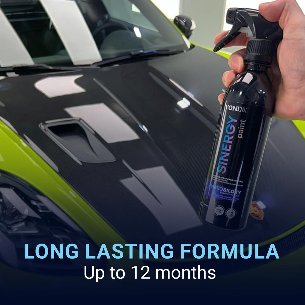 Sinergy Paint - Revestimiento para pintura | Nanotecnología CARBOSILOXY | Protección de 12 meses | Revolucionario revestimiento para detallado de automóviles