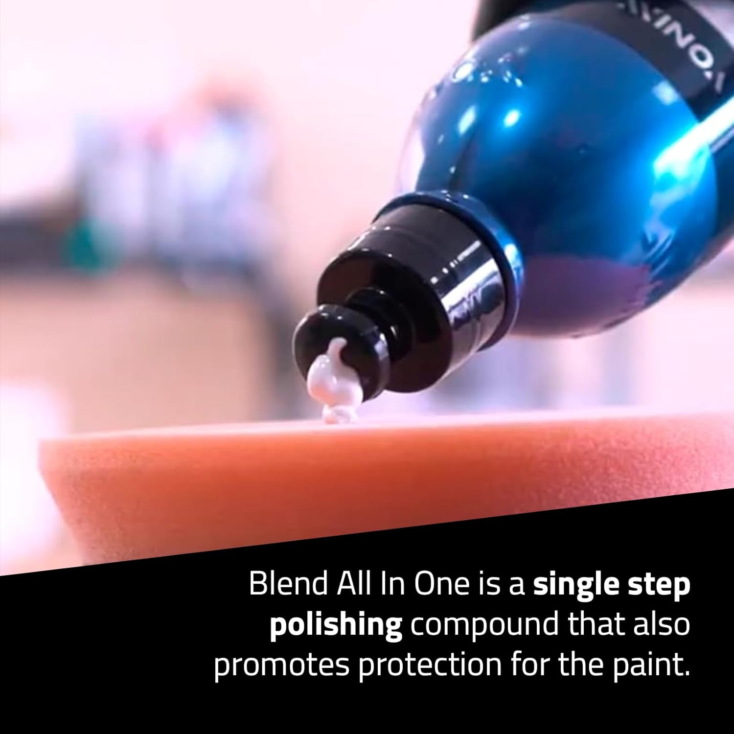 Blend todo en uno | Compuesto de pulido de un solo paso para un acabado impecable y una protección duradera | Brillo de carnauba y resistencia a la cerámica SiO2 | Hasta 4 meses | 17.8 onzas
