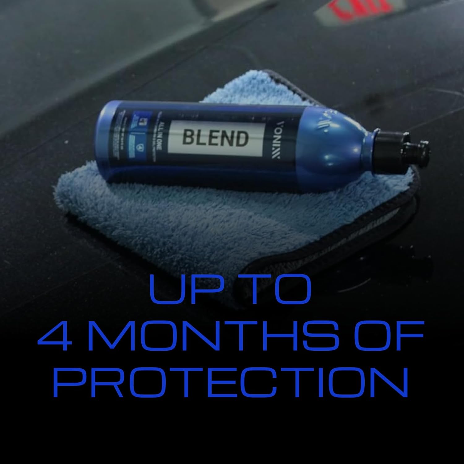 Blend todo en uno | Compuesto de pulido de un solo paso para un acabado impecable y una protección duradera | Brillo de carnauba y resistencia a la cerámica SiO2 | Hasta 4 meses | 17.8 onzas