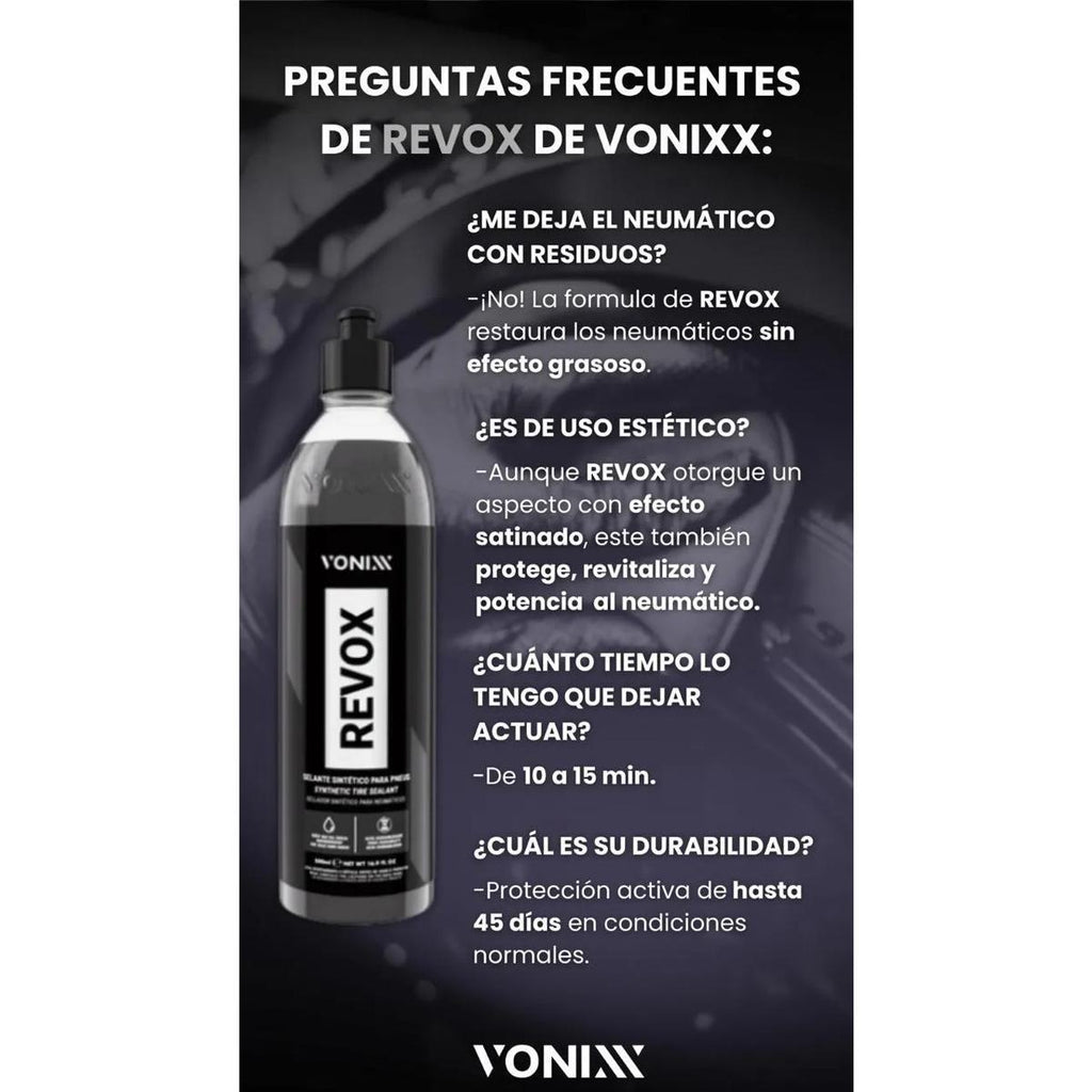 Revox Abrillantador Sellador Sintético Neumáticos