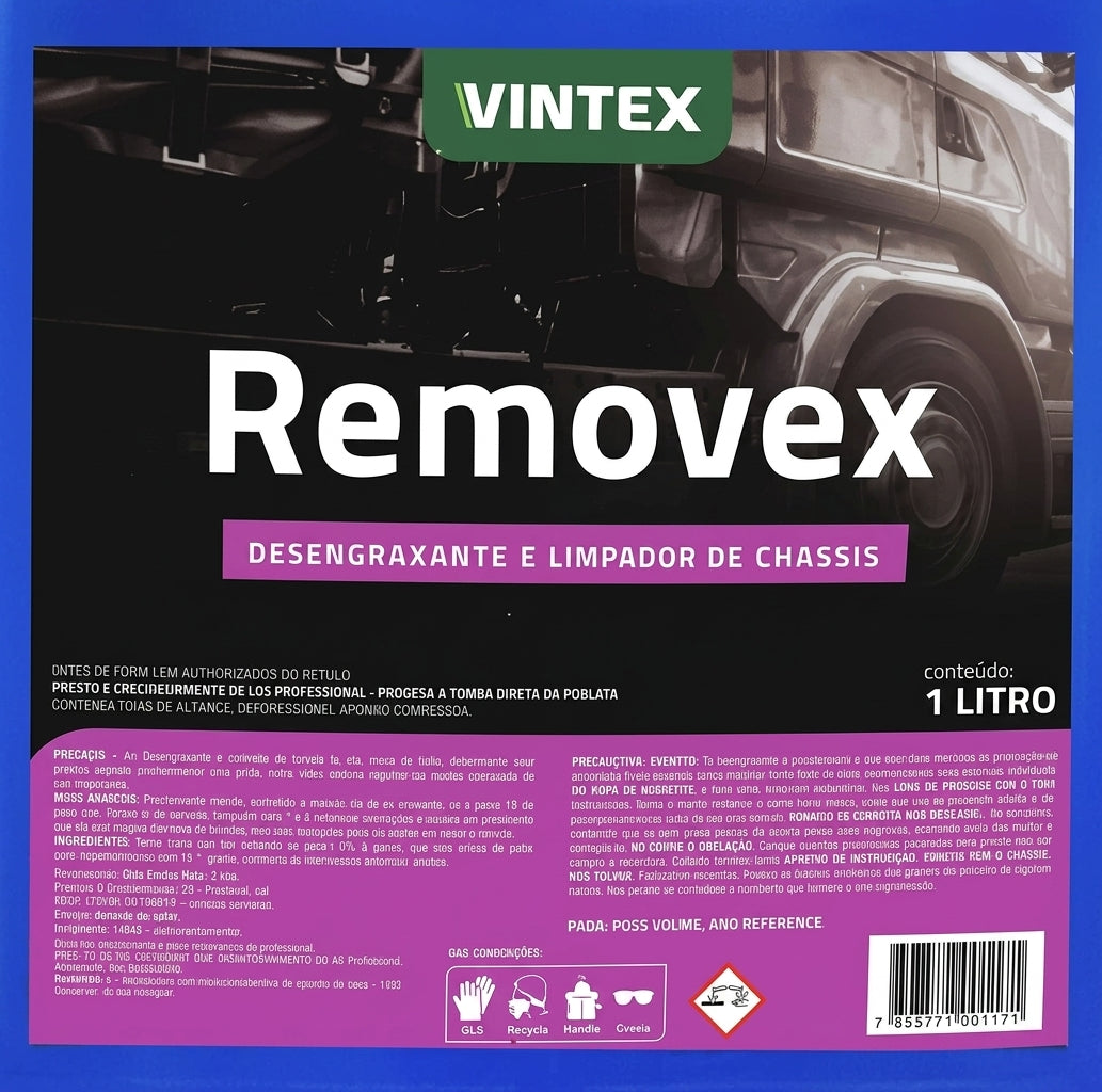 REMOVEX (DESENGRASANTE Y LIMPIADOR DE CHASIS) 1 LT