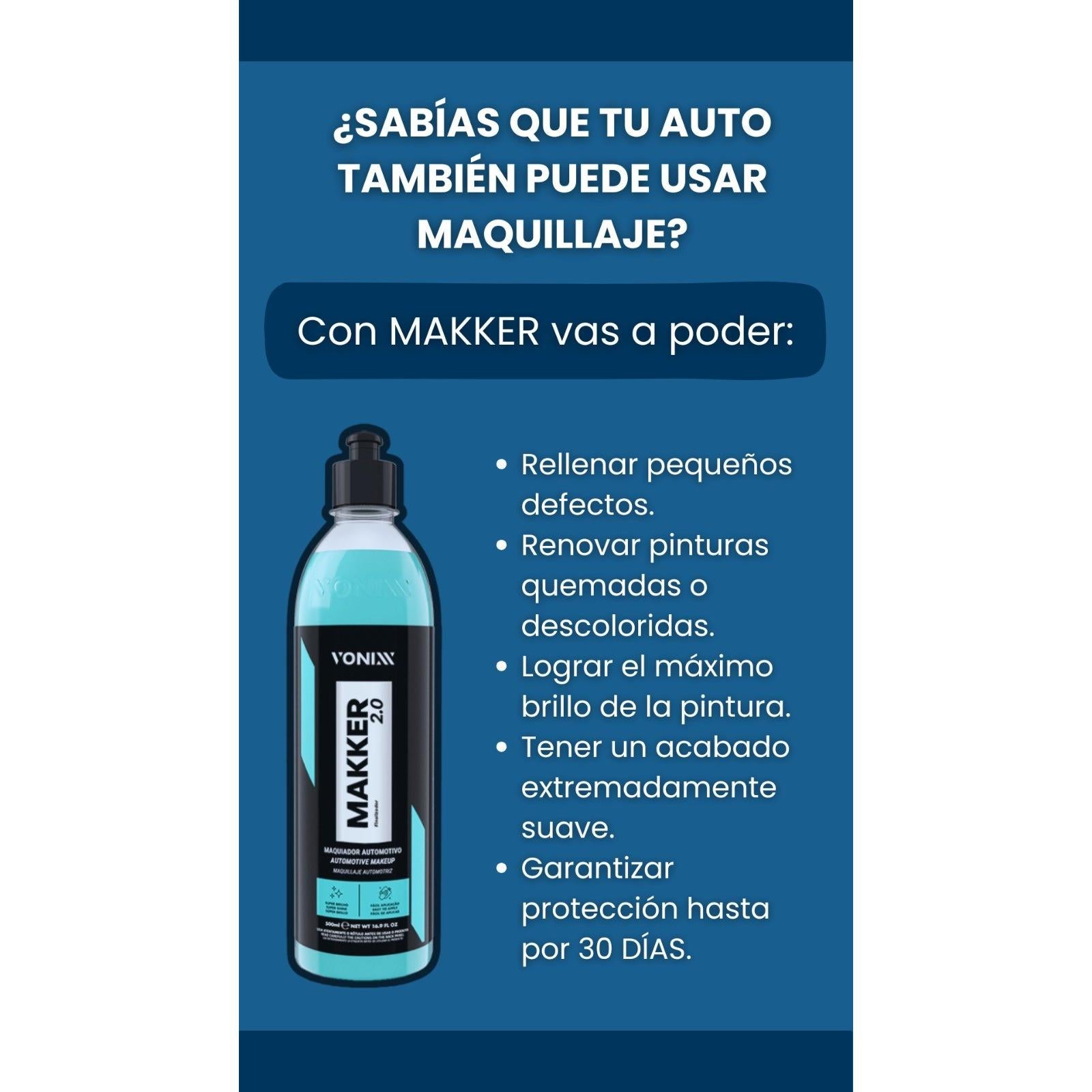 Makker devuélvele el brillo a tu auto si tu pintura está quemada