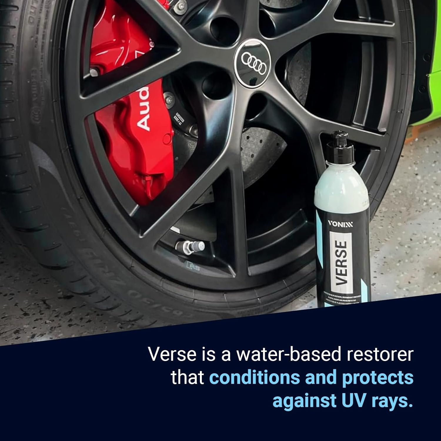 Verse - Protector de superficie para automóvil multiusos para plástico y goma, restauración y protección de superficies interiores y exteriores, concentrado, a base de agua, 16.8 onzas líquidas