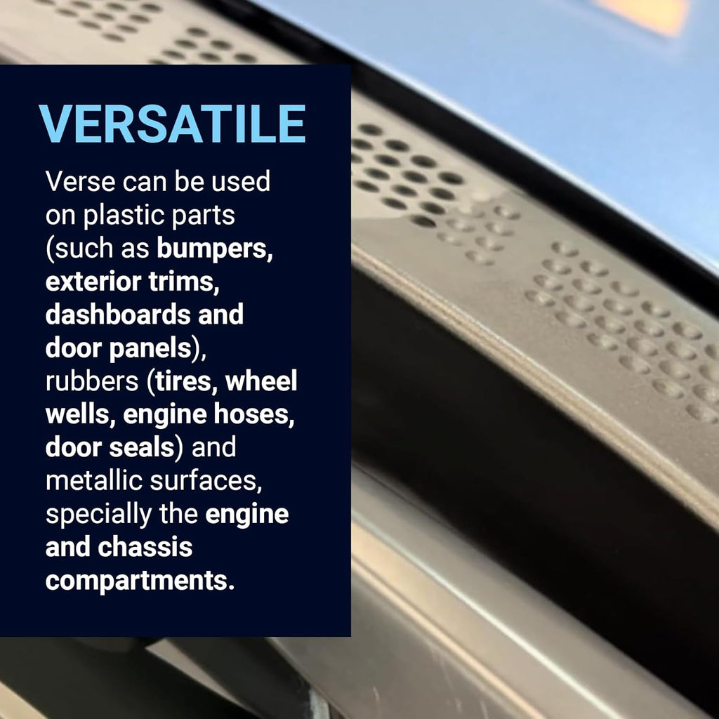 Verse - Protector de superficie para automóvil multiusos para plástico y goma, restauración y protección de superficies interiores y exteriores, concentrado, a base de agua, 16.8 onzas líquidas